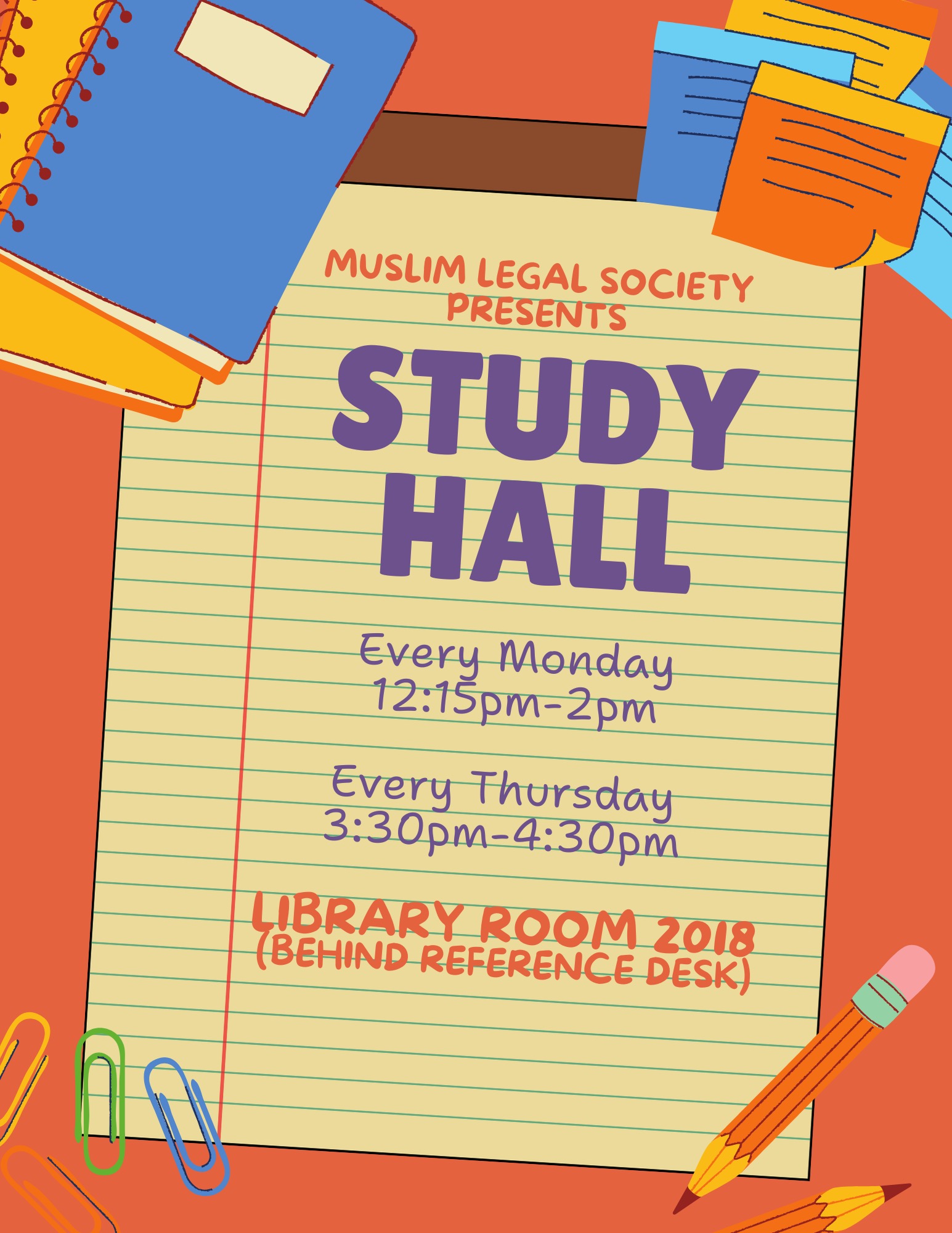 Muslim Legal Society Study Hall