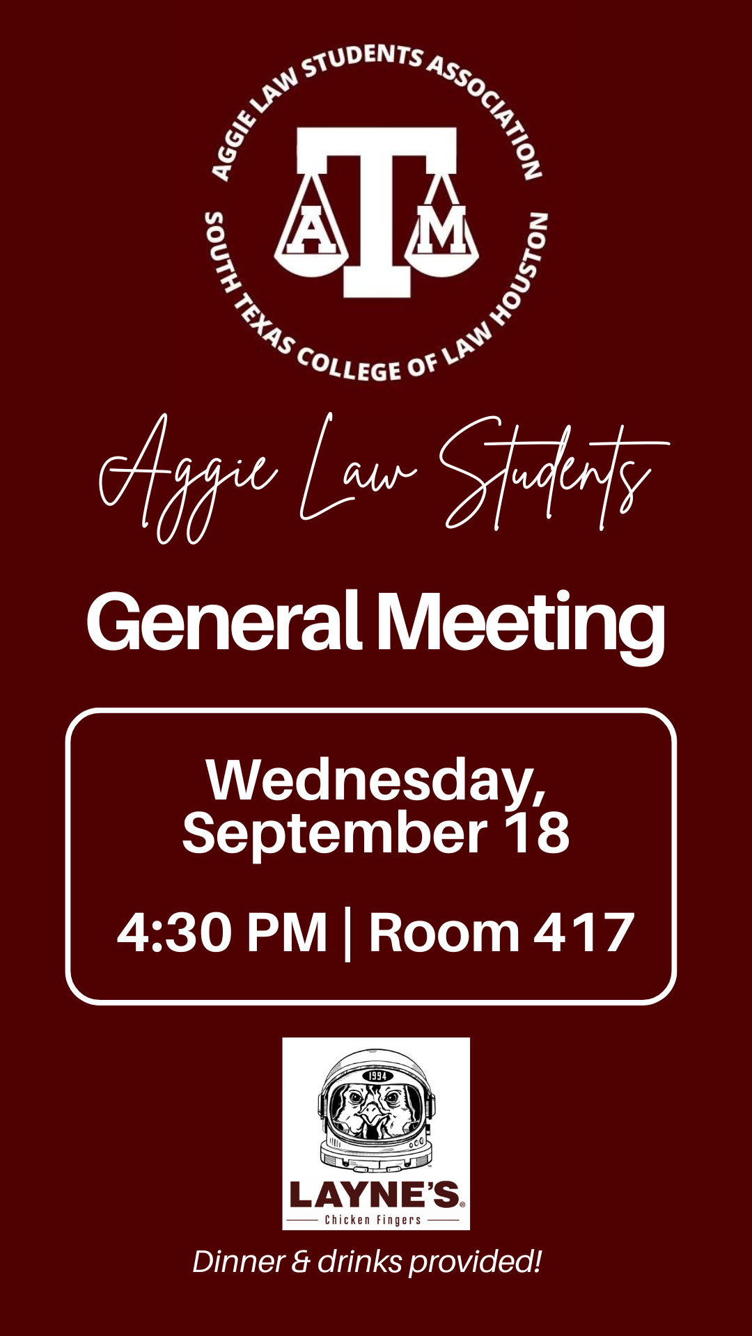 Aggie Law General Body Meeting